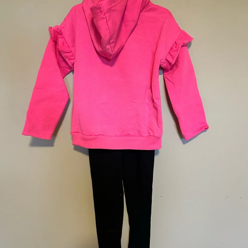 Barbie 5T Fleece Hoodie and Leggings Set
